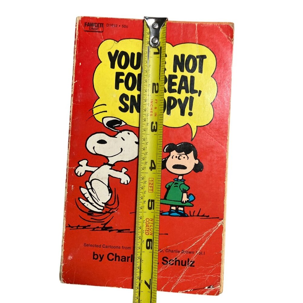 Youre Not For Real Snoopy! Book By Charles M. Schulz Cartoons 1971 Vol. 1 - Picture 13 of 14